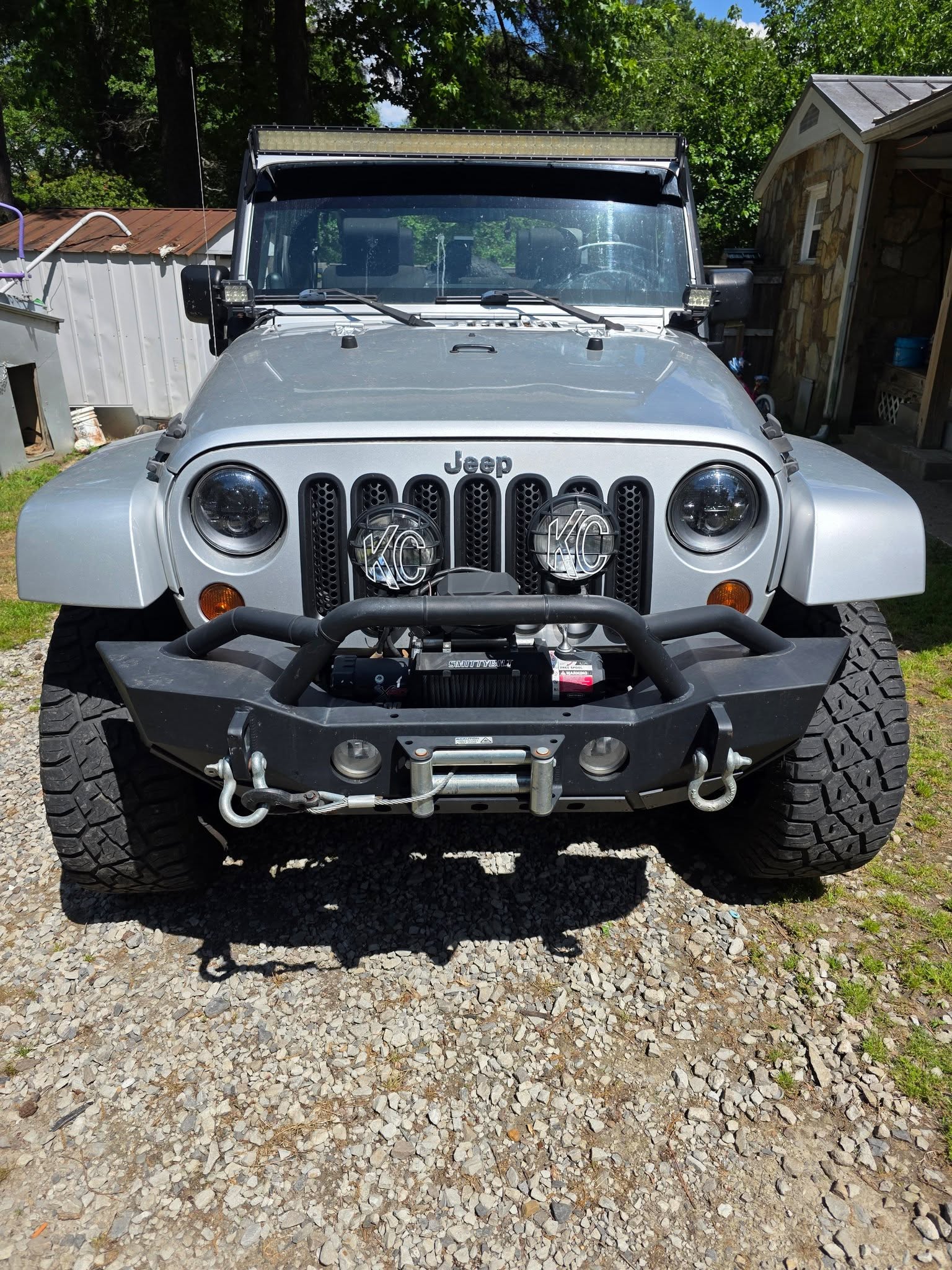 Cleaned Jeep Wrangler after a full detail